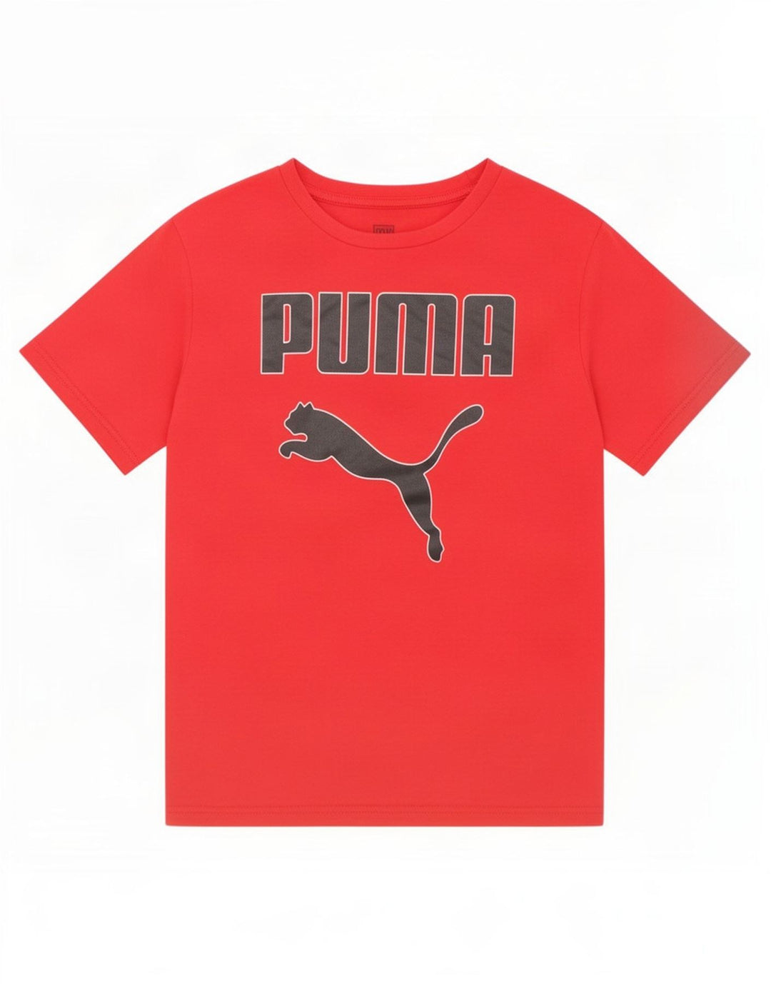 Camiseta Puma Boys Graphic Top 10-11 Anos Médio Vermelho