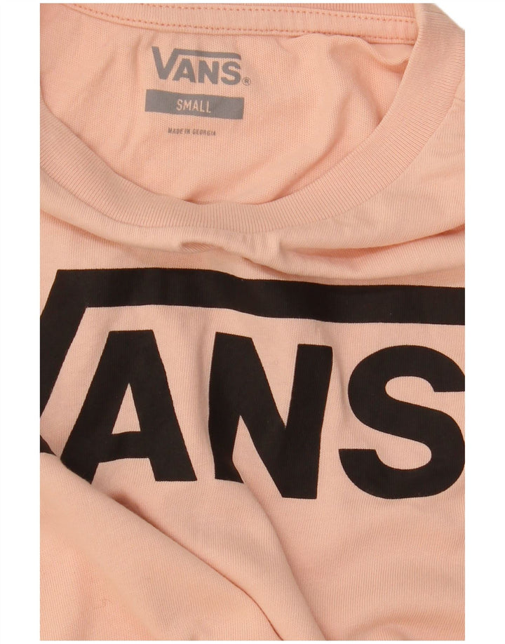 Camiseta Vans Feminina Graphic UK 10 Pequena Rosa