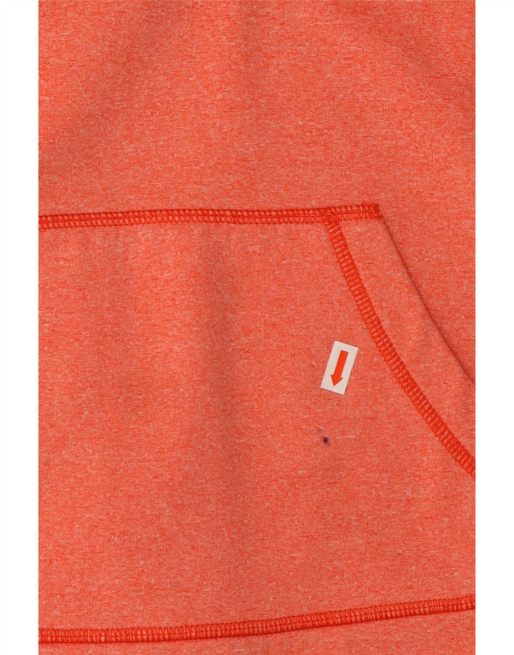 Jumper feminino com capuz gráfico THE NORTH FACE Reino Unido 14 grande poliéster laranja