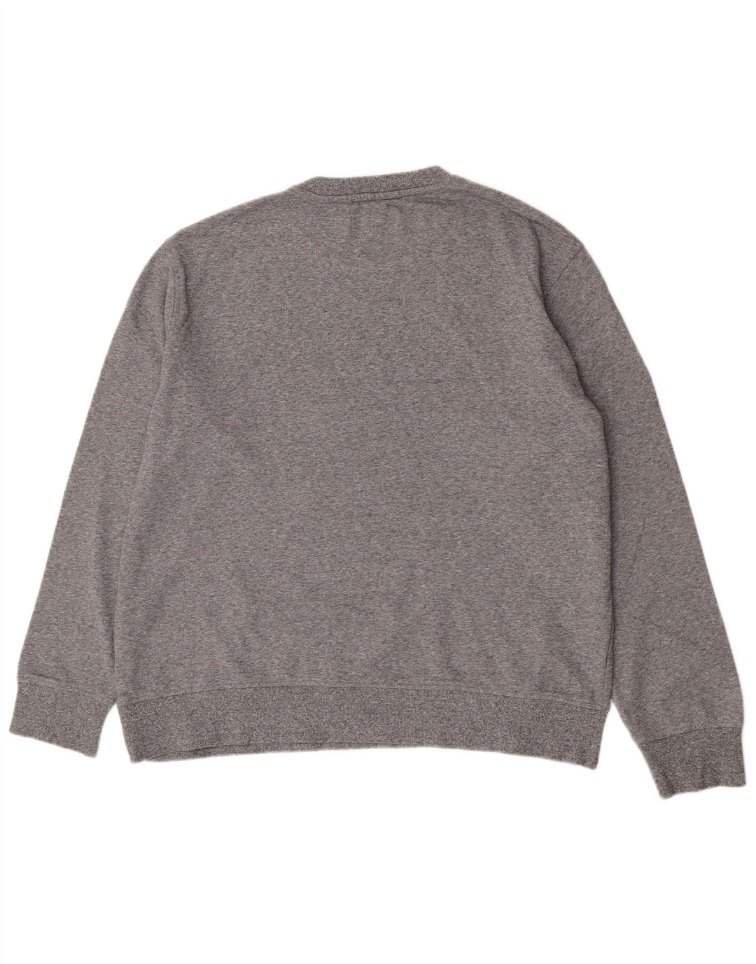 Suéter masculino Marks & Spencer 2XL algodão manchado cinza