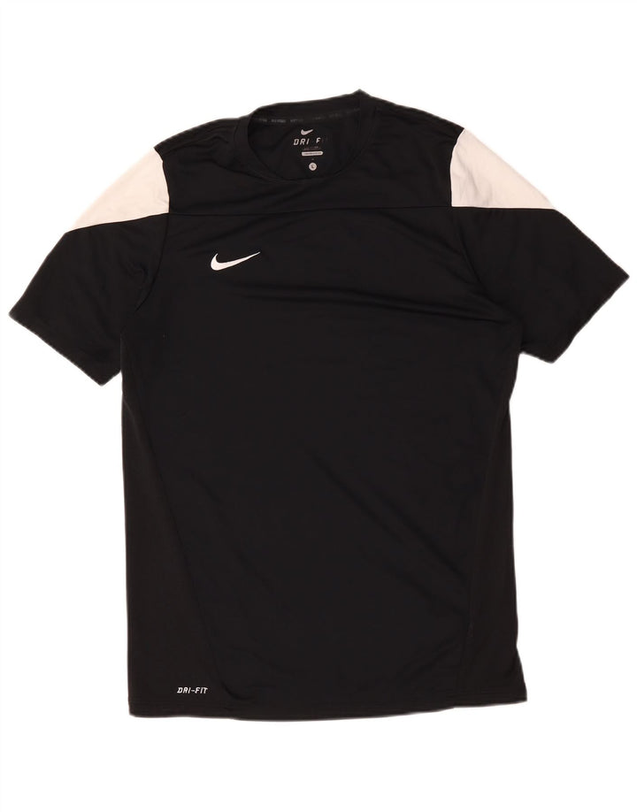 Camiseta Nike Masculina Dri Fit Top Grande Preto Colorblock Poliéster