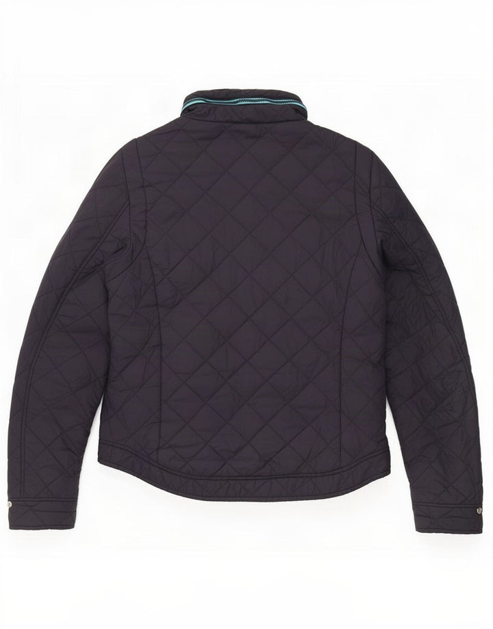 Jaqueta masculina acolchoada com capuz Superdry UK 38 nylon azul marinho médio