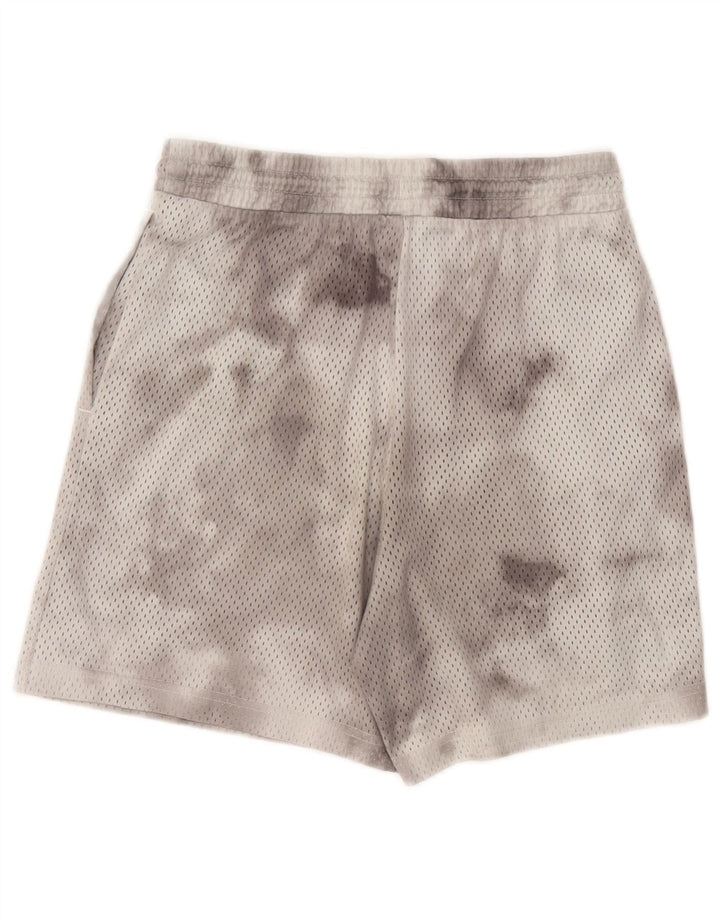 Shorts esportivos femininos Nike UK 4 XS cinza tie-dye