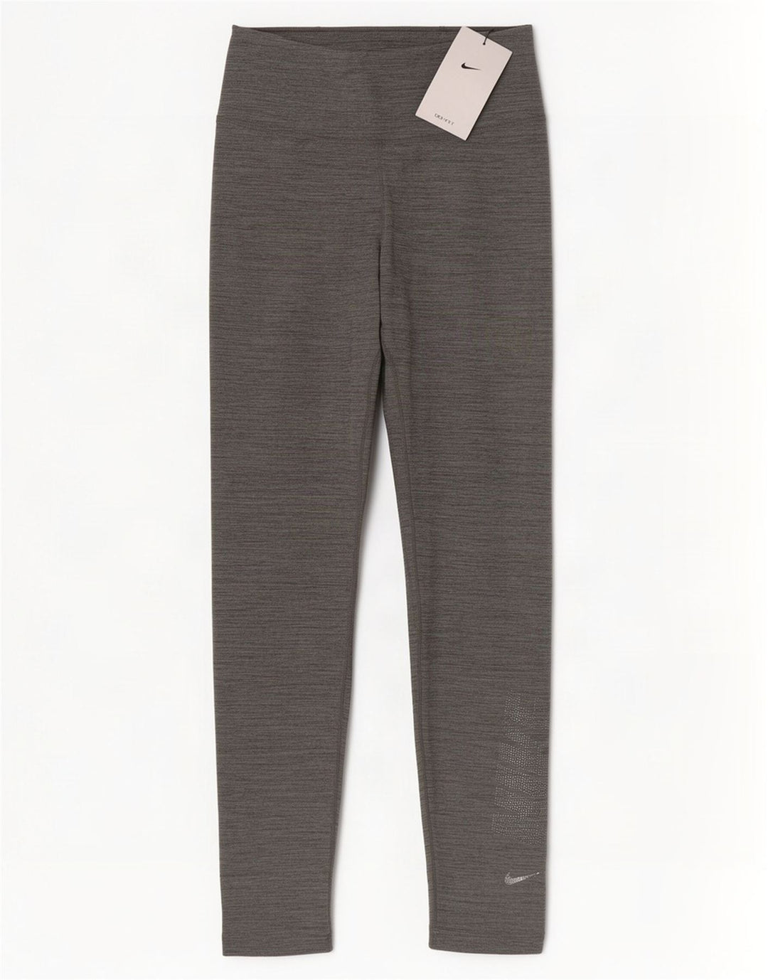 Leggings Nike Dri Fit Graphic UK 4 XS Cinza Poliéster Flecked