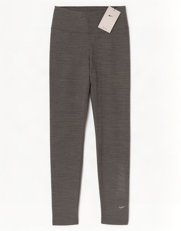 Leggings Nike Dri Fit Graphic UK 4 XS Cinza Poliéster Flecked