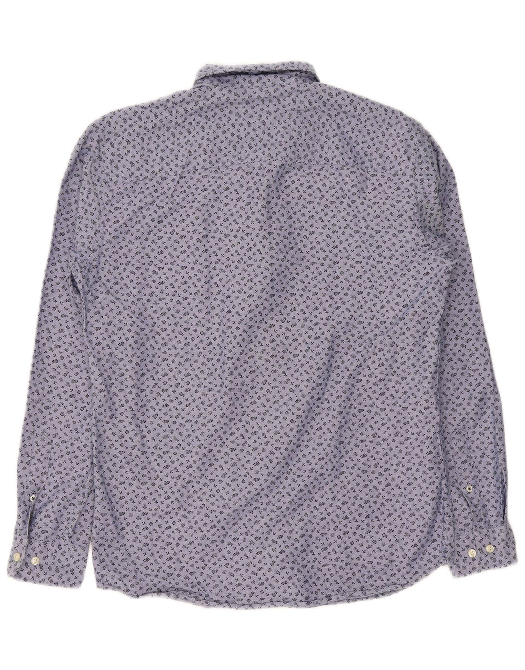 Camisa masculina Jack & Jones de algodão floral azul médio