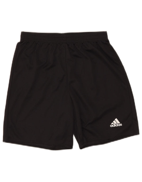 Shorts esportivos masculinos Adidas 13-14 anos preto poliéster esportivo