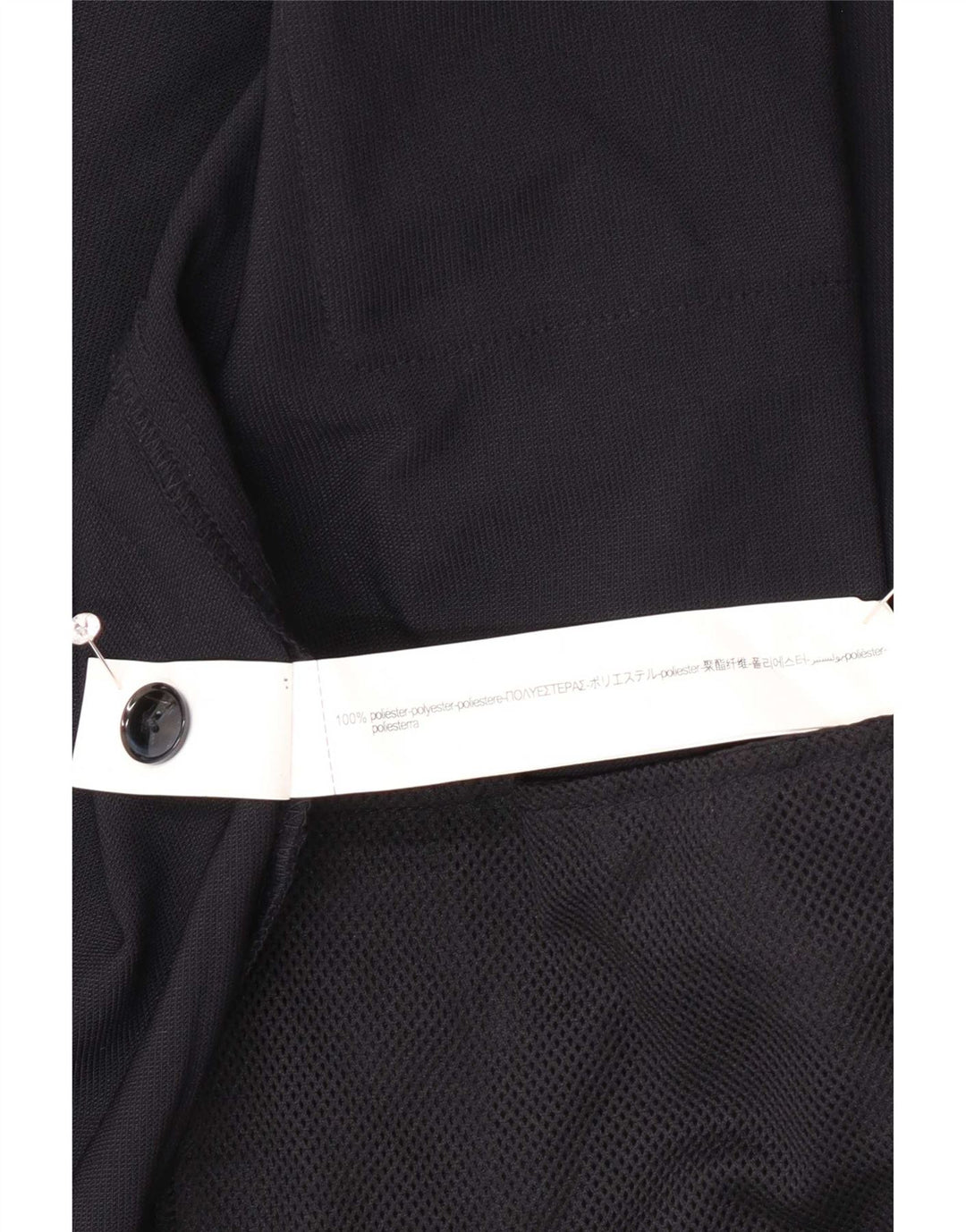 Jaqueta utilitária masculina Zara UK 38 poliéster azul marinho médio