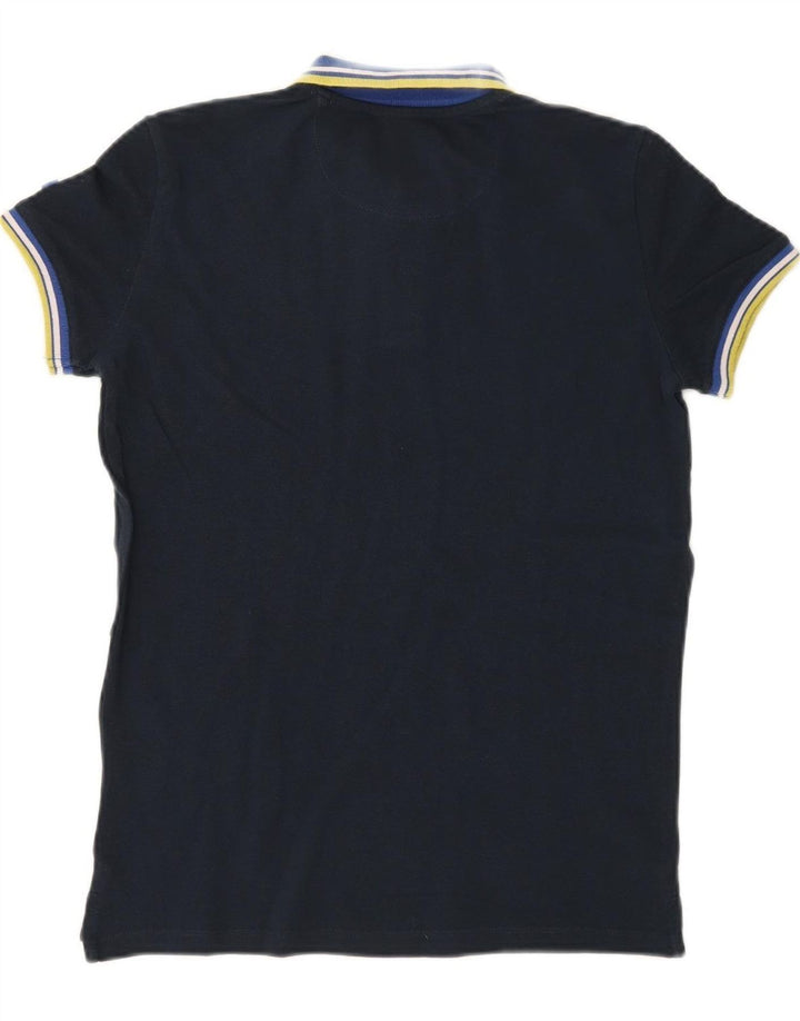 Camisa polo masculina INVICTA pequena algodão azul marinho