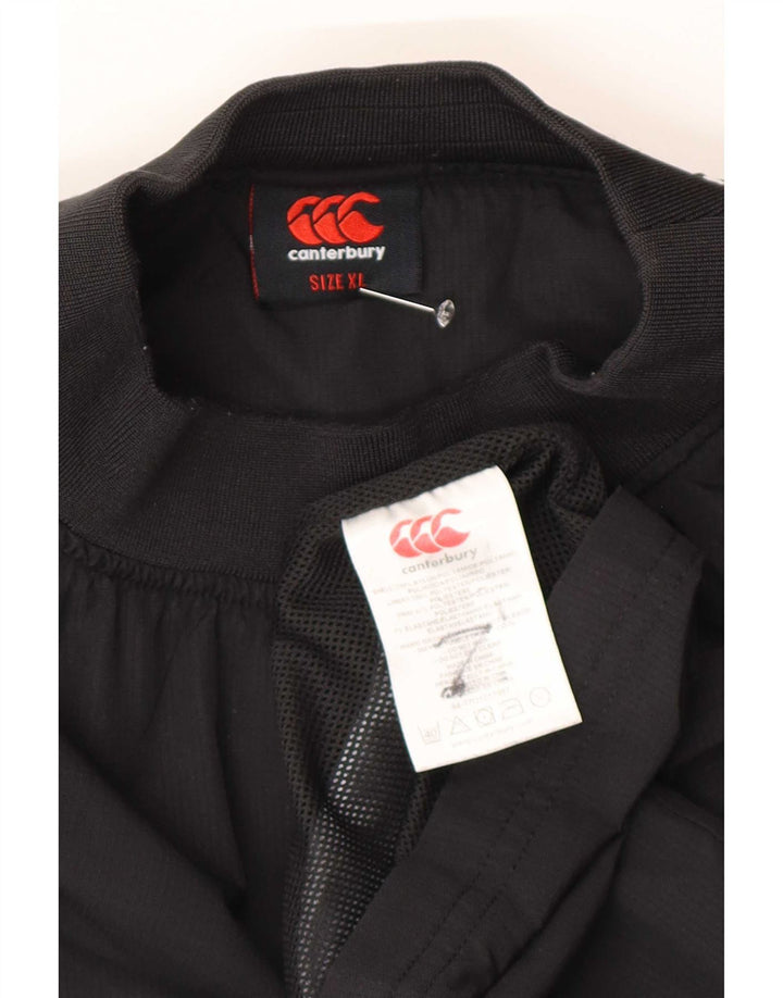 Canterbury Mens Pulôver Treino Top XL Preto Nylon