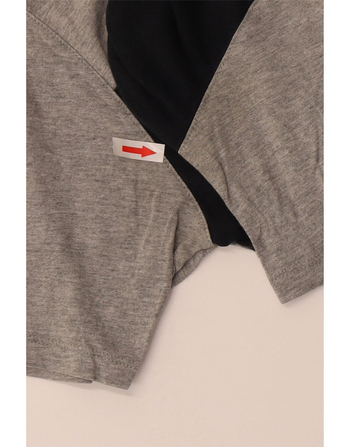 Camiseta Nike Menino Top 13-14 Anos XL Cinza Camuflagem