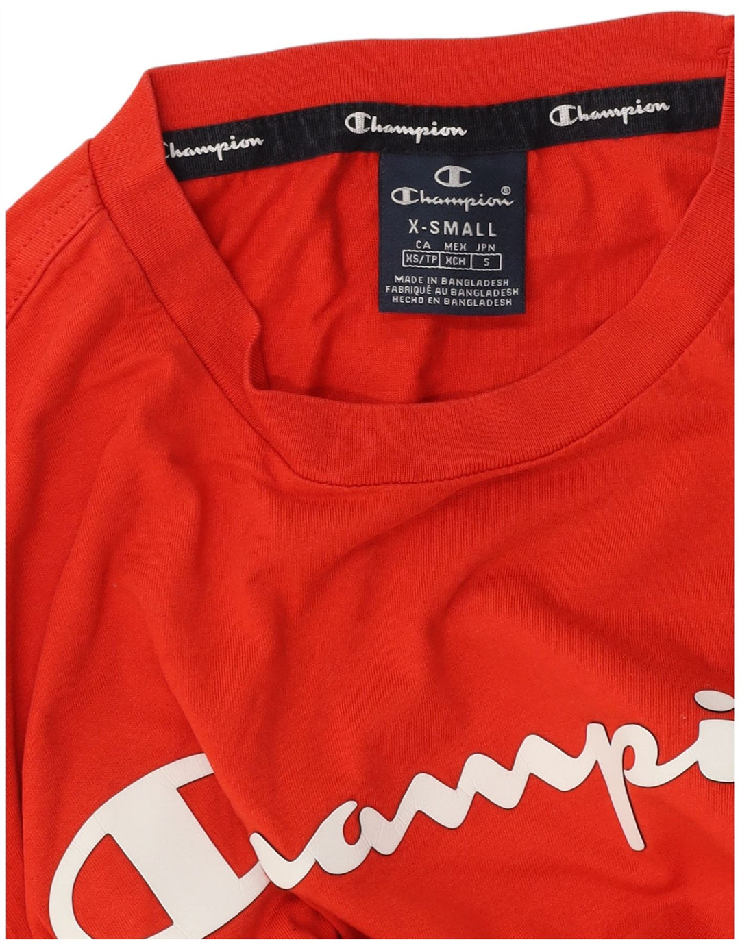 Camiseta gráfica masculina Champion XS vermelho