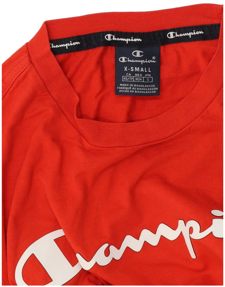 Camiseta gráfica masculina Champion XS vermelho