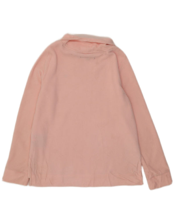Jumper de lã feminino Tommy Hilfiger UK 14 poliéster rosa médio