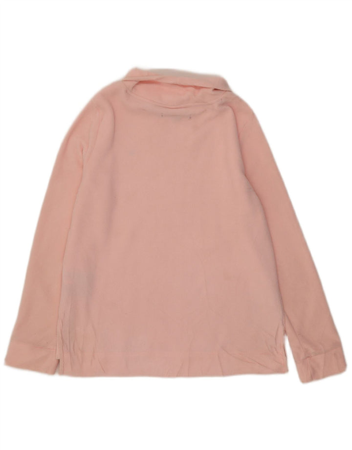 Jumper de lã feminino Tommy Hilfiger UK 14 poliéster rosa médio