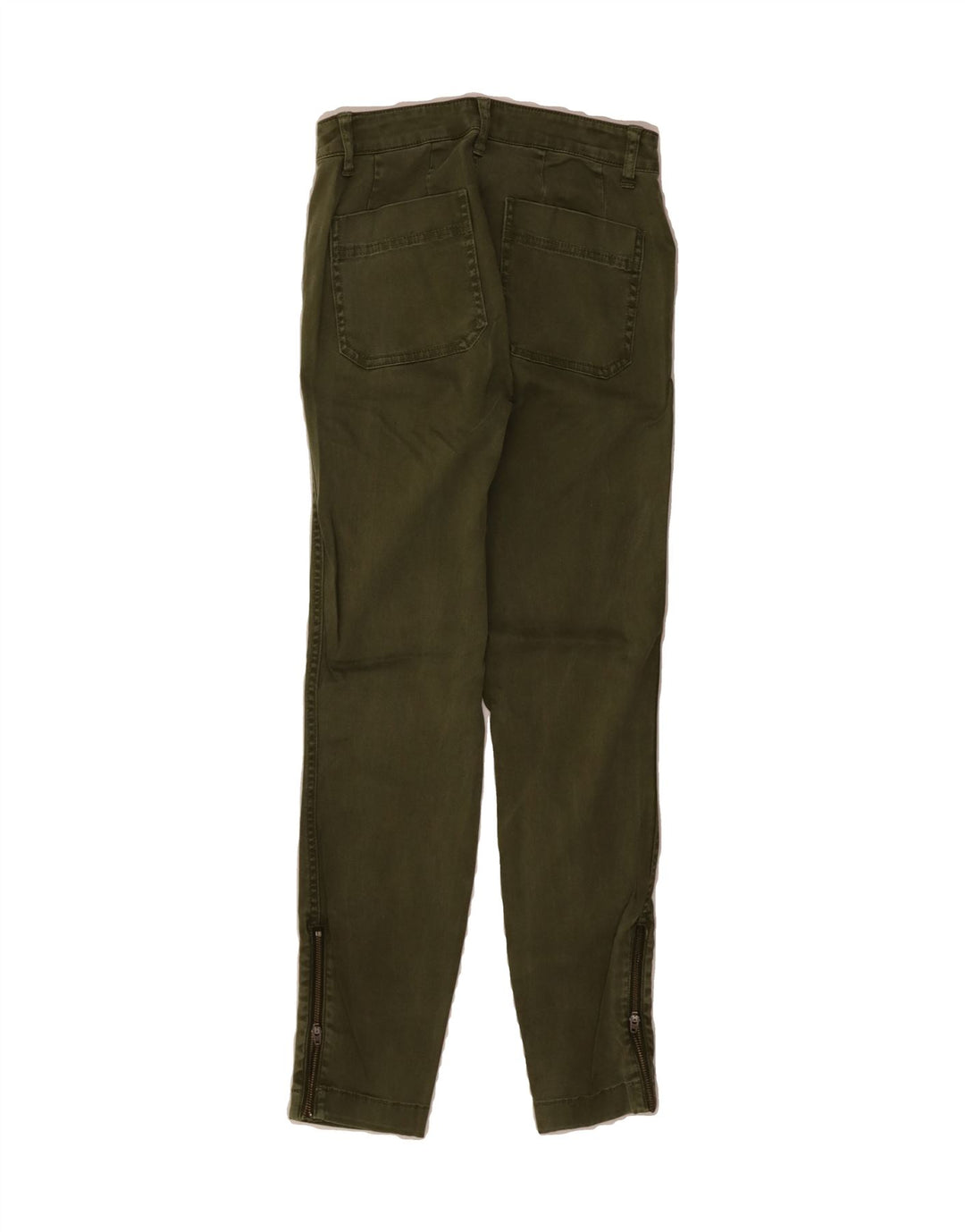J. CREW Womens Slim Chino Trousers W25 L28 Green Cotton Vintage J. Crew and Second-Hand J. Crew from Messina Hembry 