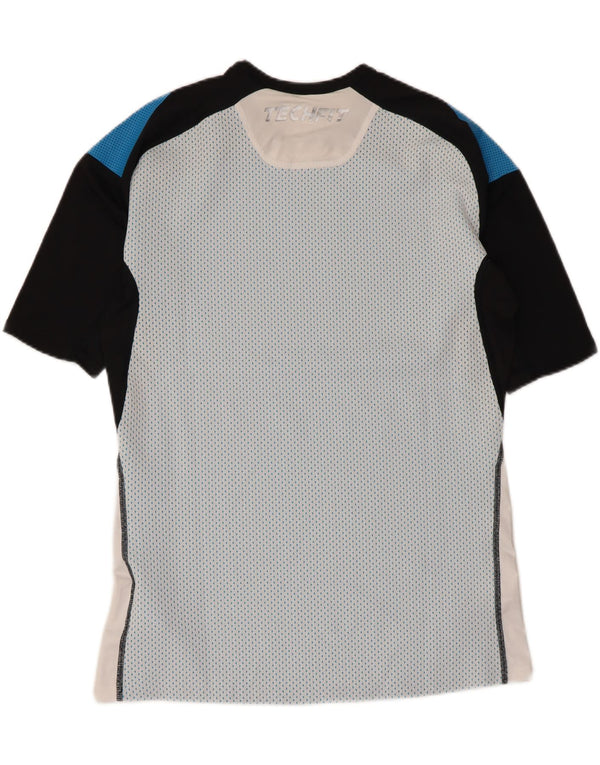Adidas Mens Camiseta Top 2XL Branco Colorblock Poliéster Esportes