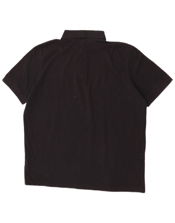Camisa polo masculina Hugo Boss 2XL algodão preto
