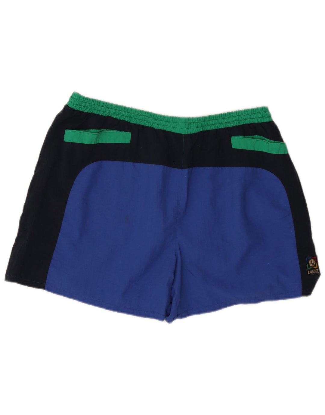 Shorts de natação masculino Navigare XL azul Colourblock poliamida
