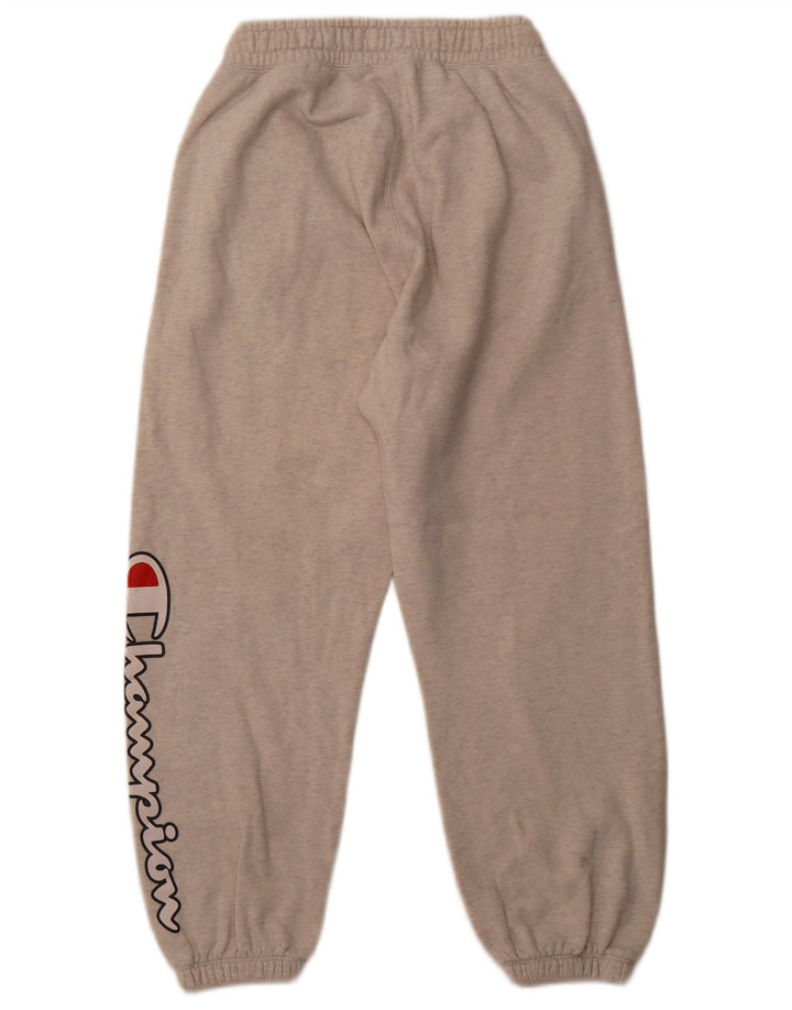 Calça esportiva masculina CHAMPION com corte gráfico e corrida XS algodão cinza
