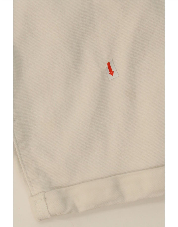 LEVI'S Womens Denim Shorts W28 Medium White Cotton Vintage Levi's and Second-Hand Levi's from Messina Hembry 