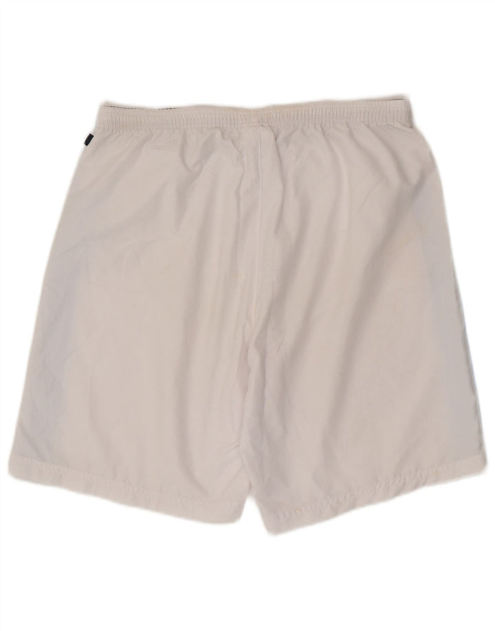 Shorts esportivos masculinos Asics grande poliéster colorblock branco