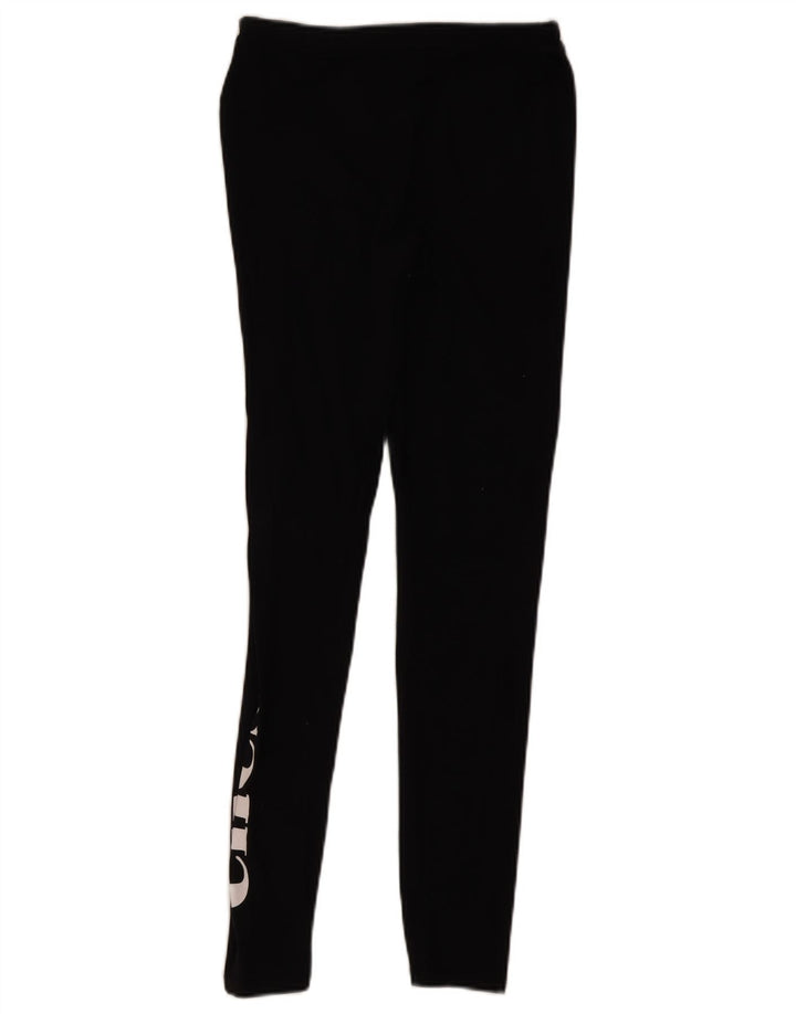 Ellesse Leggings Gráficos Femininos Reino Unido 10 Pequeno Algodão Preto