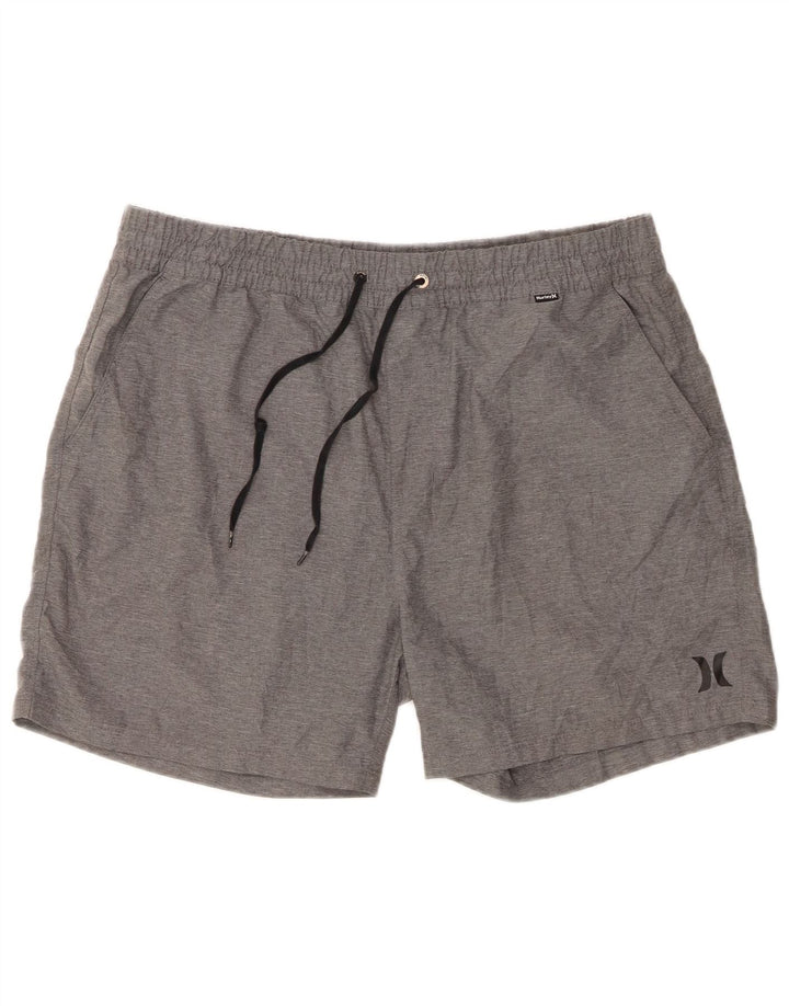 Shorts esportivos masculinos Harley XL cinza poliéster