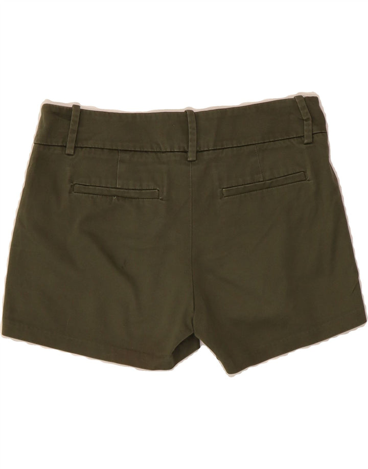 MOSSIMO Womens Low Waist Hot Pants US 2 XS W28  Green Cotton Vintage Mossimo and Second-Hand Mossimo from Messina Hembry 