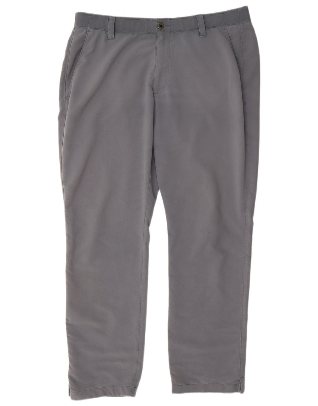 Under Armour Mens Straight Chino Calças W38 L32 Cinza