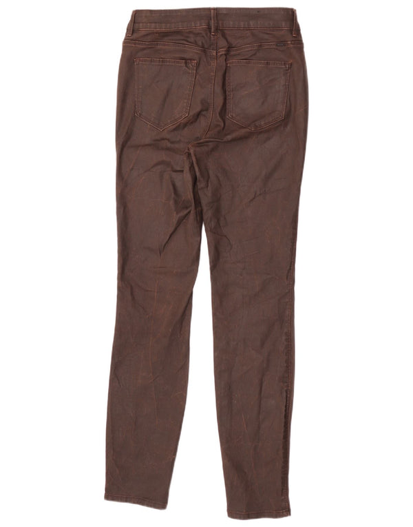 Calça feminina skinny casual Massimo Dutti EU 36 XS W26 L29 algodão marrom