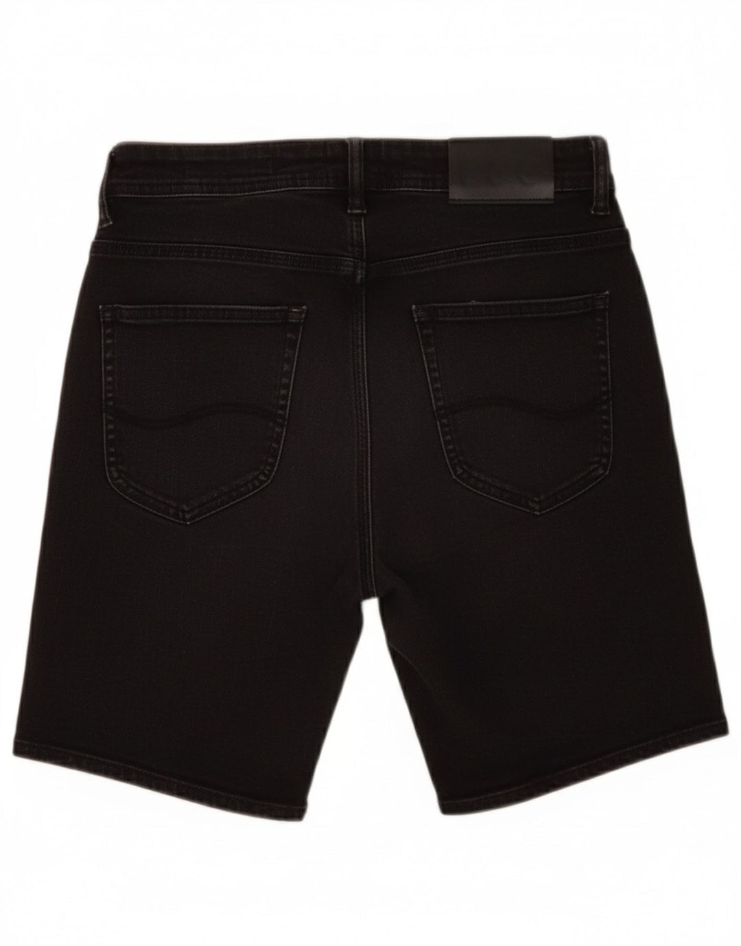 Shorts jeans feminino LEE W28 médio algodão preto