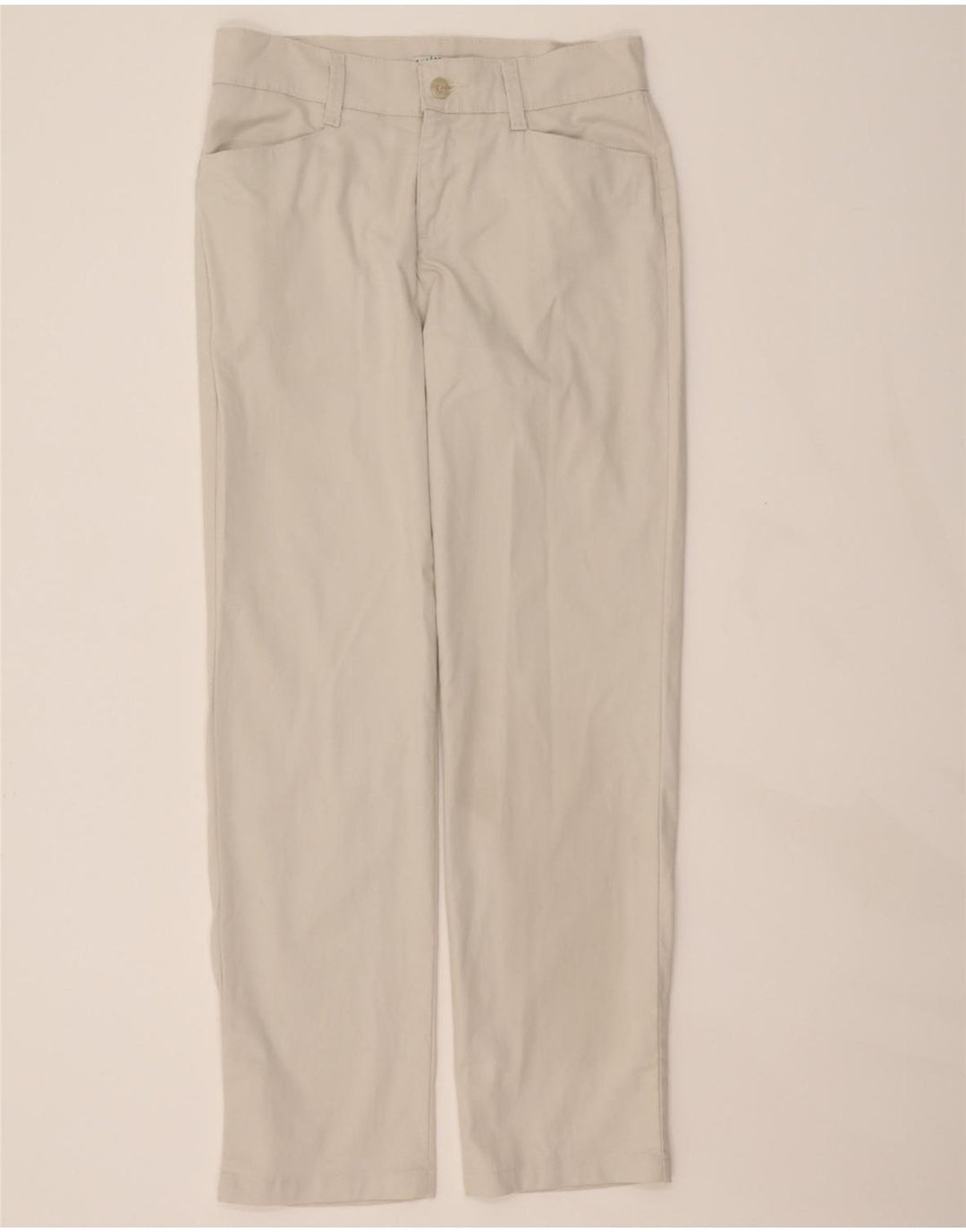 LEE Womens Relaxed Fit Casual Trousers US 6 Medium W32 L32 Grey Cotton Vintage Lee and Second-Hand Lee from Messina Hembry 