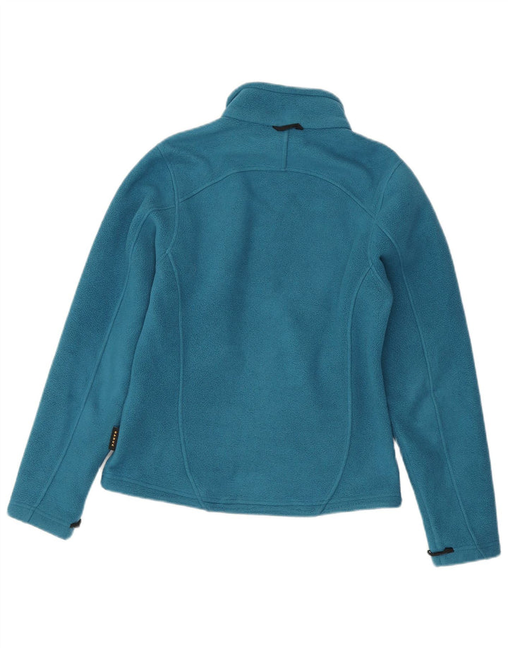 Jaqueta feminina de lã com forro Jack Wolfskin Reino Unido 8 poliéster azul pequeno