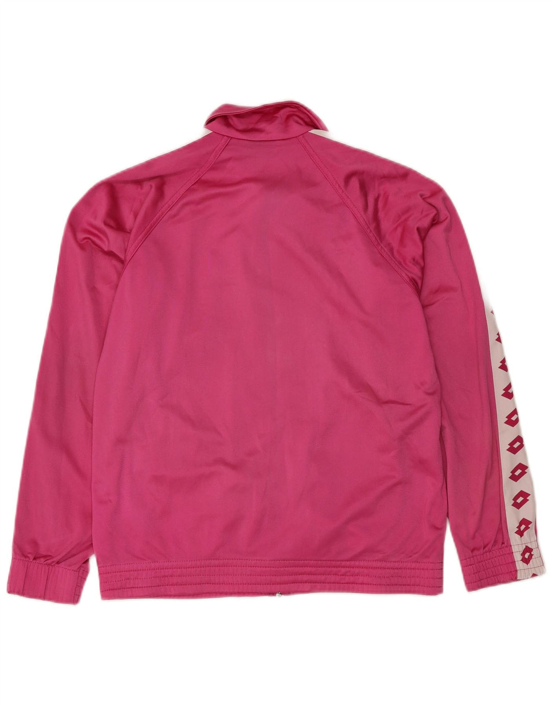 LOTTO Mens Graphic Tracksuit Top Jaqueta XS Rosa Colorblock Poliéster