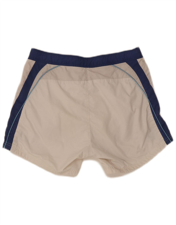 Shorts de natação masculino Champion médio branco colorblock