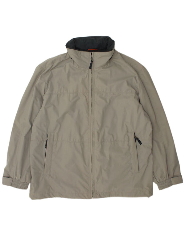Jaqueta corta-vento masculina C&A IT 46 poliéster cinza grande