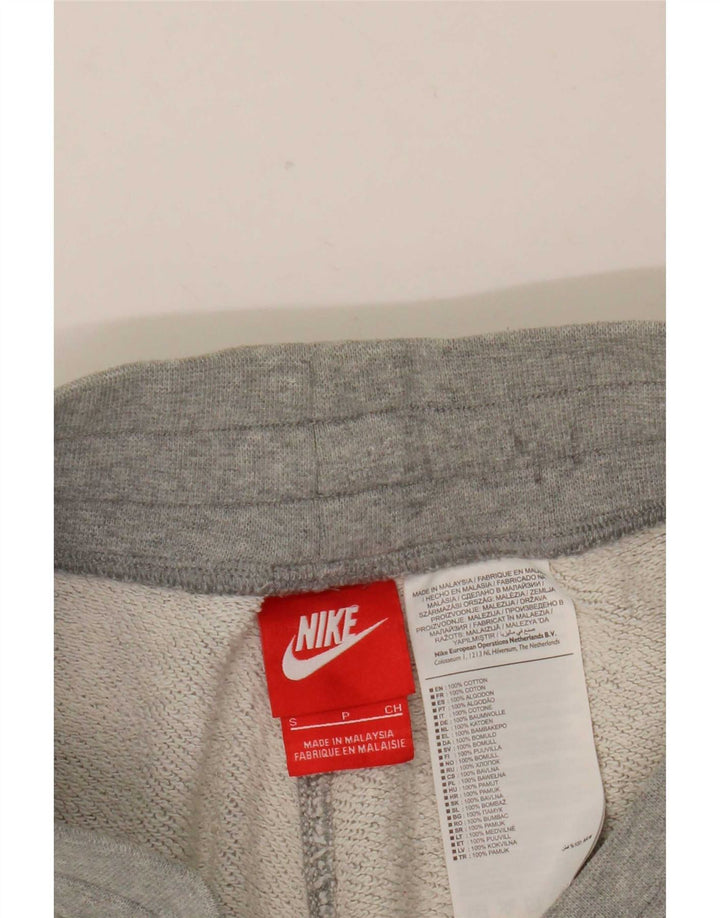 Shorts esportivos gráficos masculinos Nike pequeno algodão cinza