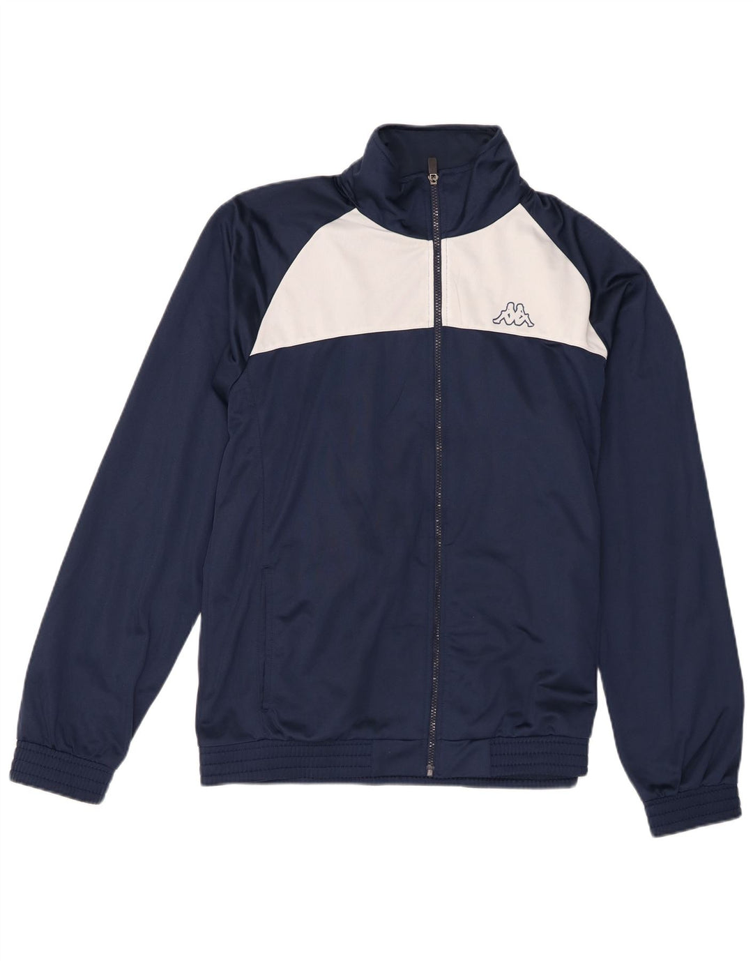 Kappa Mens Treino Top Jaqueta XL Azul Marinho Colourblock Poliéster