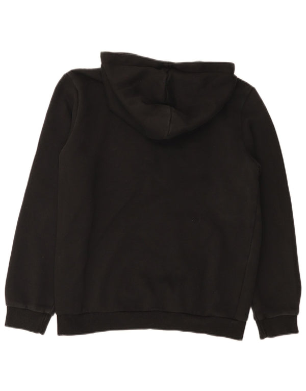 Jumper com capuz gráfico Puma Boys 13-14 anos preto algodão