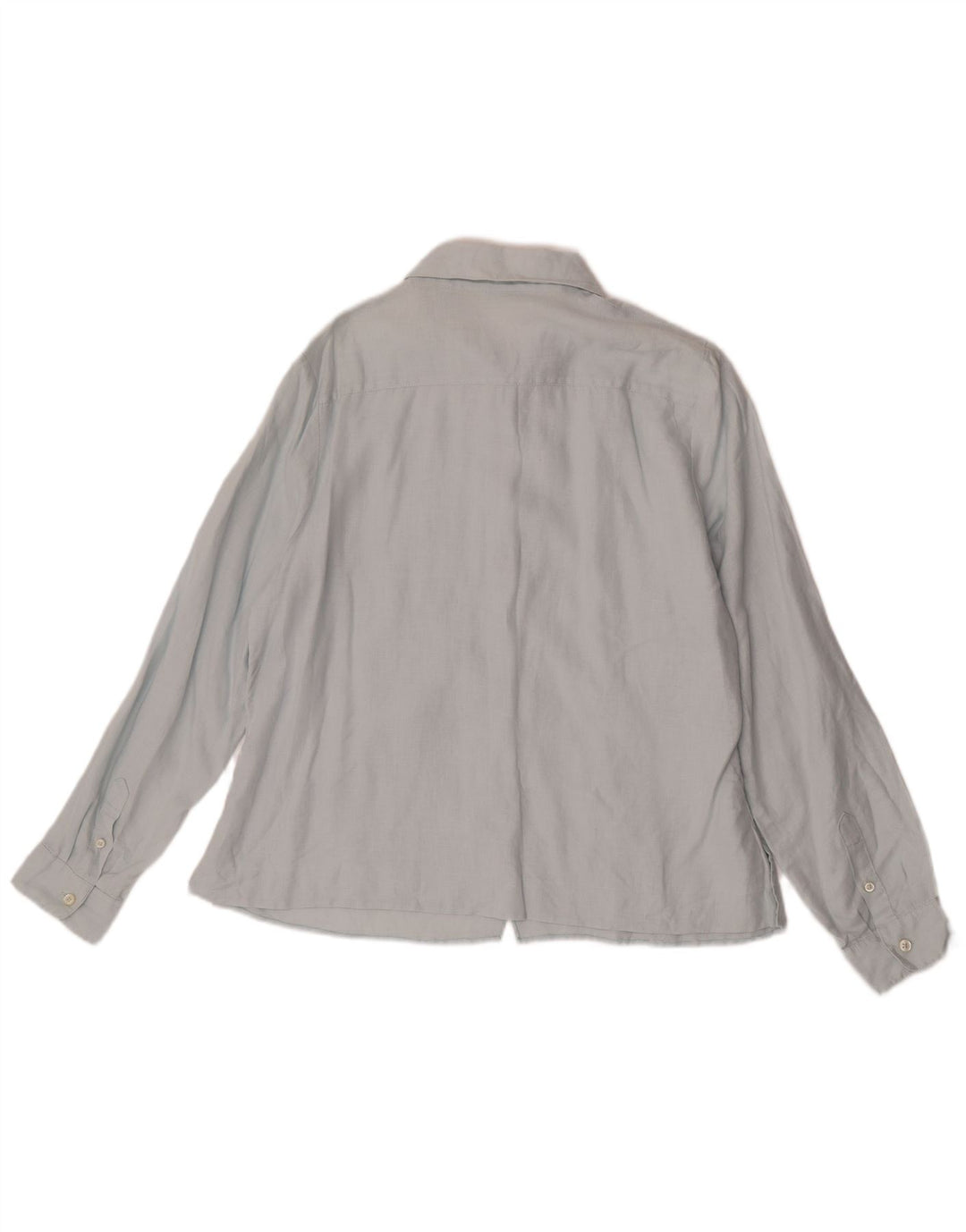 Camisa feminina Boden UK 18 XL linho azul