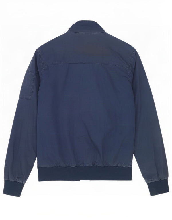 Jaqueta bomber masculina Levi's UK 38 algodão azul marinho médio