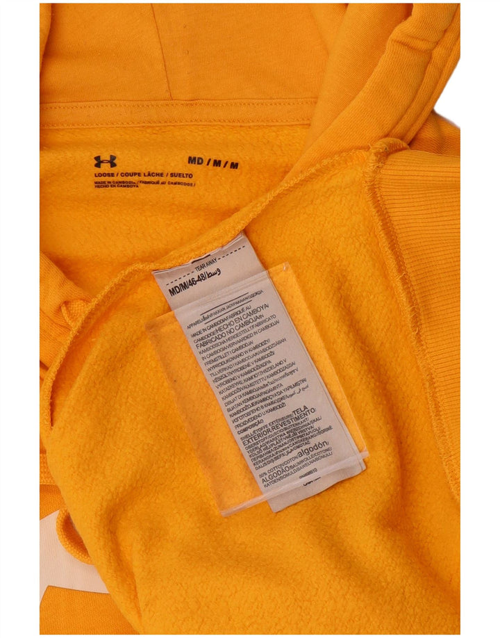 UNDER ARMOUR Masculino moletom com capuz gráfico médio algodão amarelo