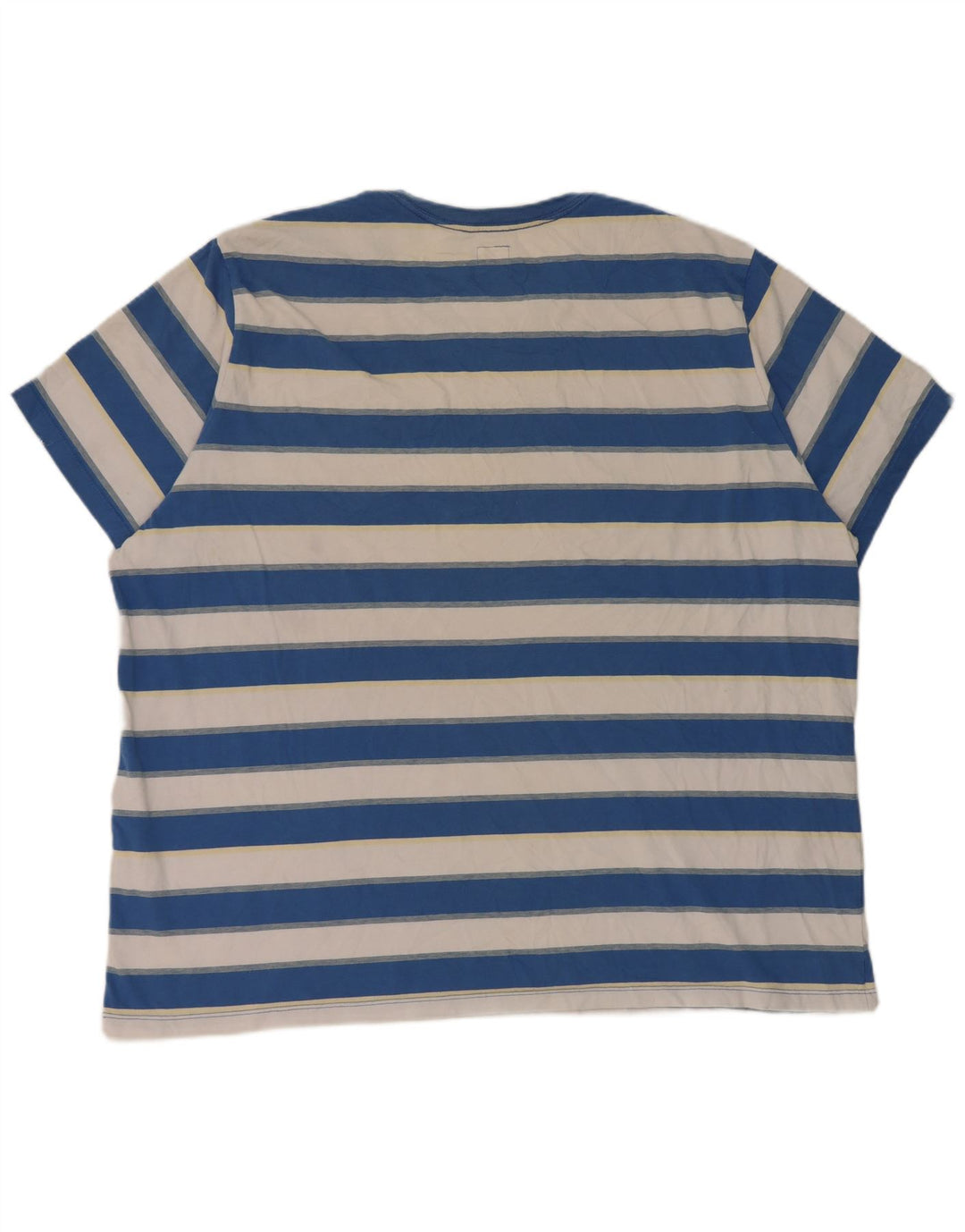 Camiseta masculina padrão Levi's 2XL algodão listrado azul