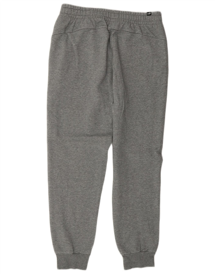 Calça esportiva masculina Puma Graphic Joggers cinza médio algodão manchado
