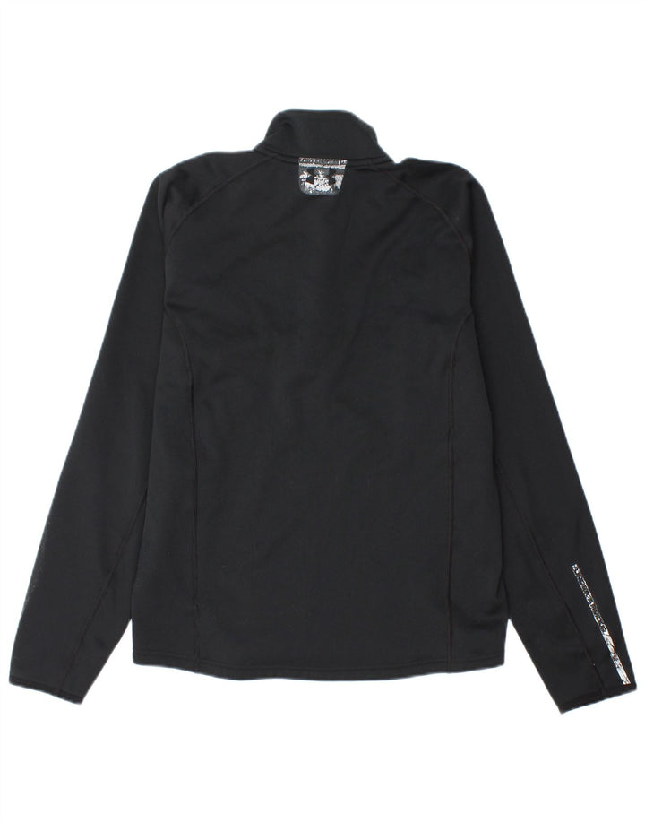 Under Armour Masculino Cold Gear Zip Neck Moletom Jumper Pequeno Preto