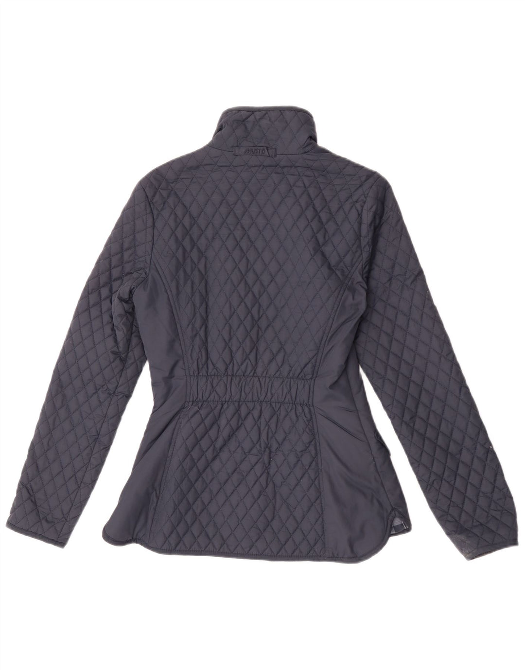 Jaqueta acolchoada feminina Musto UK 8 poliéster azul marinho pequeno