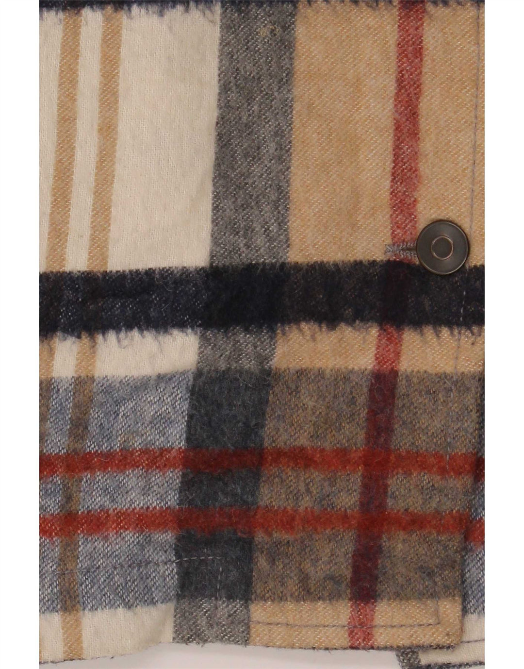 Camisa feminina de flanela grande Zara Reino Unido 14 xadrez médio multicolorido