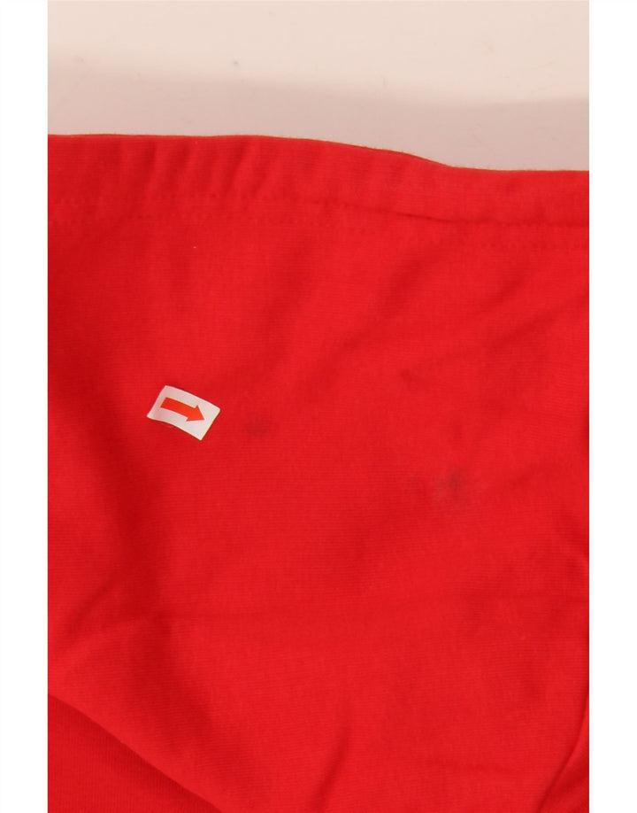 Jumper com capuz gráfico masculino Champion grande vermelho