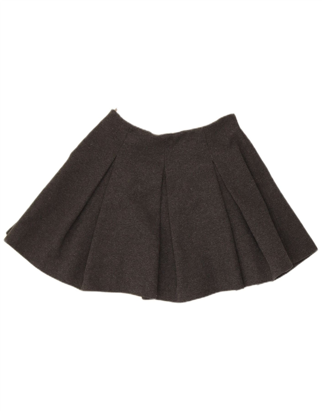 Minissaia plissada feminina ZARA pequena W26 cinza